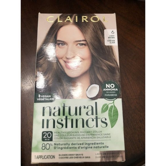 CLAIROL NATURAL INSTINCTS VEGAN HAIR COLOR (No Ammonia) - Picture 5 of 6